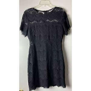 EUC Sexy Black Lace Like Dress by MinkPink Size Small